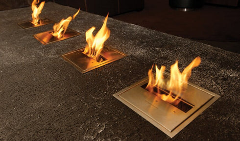 Ecosmart Fire BK5 Ethanol Burner - Stainless Steel Finish - ESF.1.B.BK5